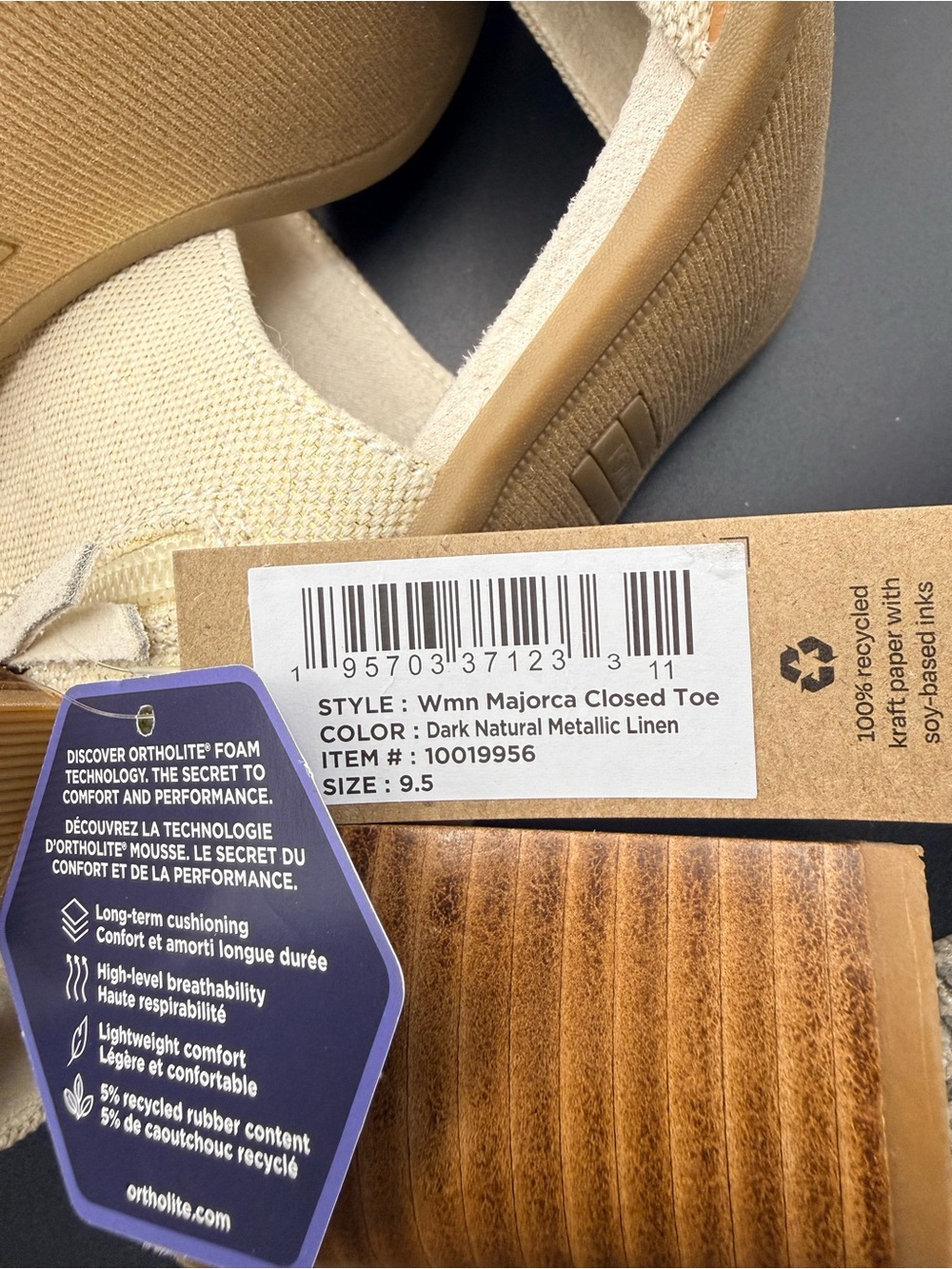 TOMS - Women’s Majorca Closed Toe Wedge Heels - Picture 7 of 8